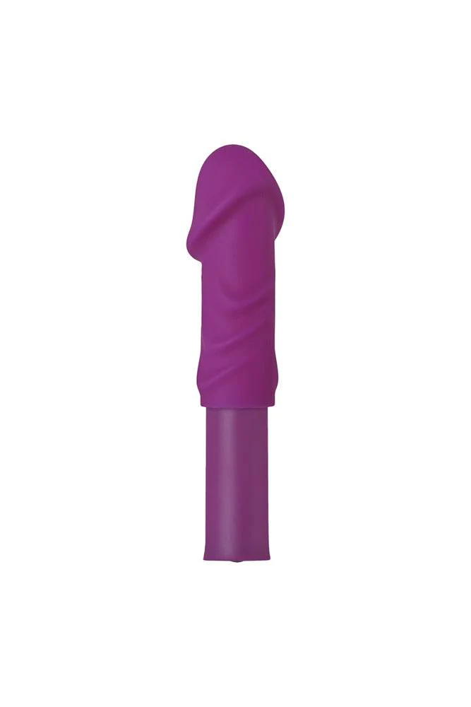 Adam & Eve - Eve's Satin Slim Rechargeable Vibe - Purple - Image 2