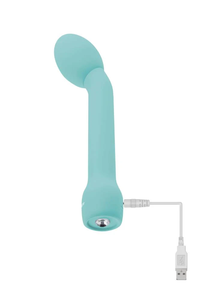 Adam & Eve - Rechargeable Silicone Power G-Gasm Delight Vibrator - Teal - Image 8