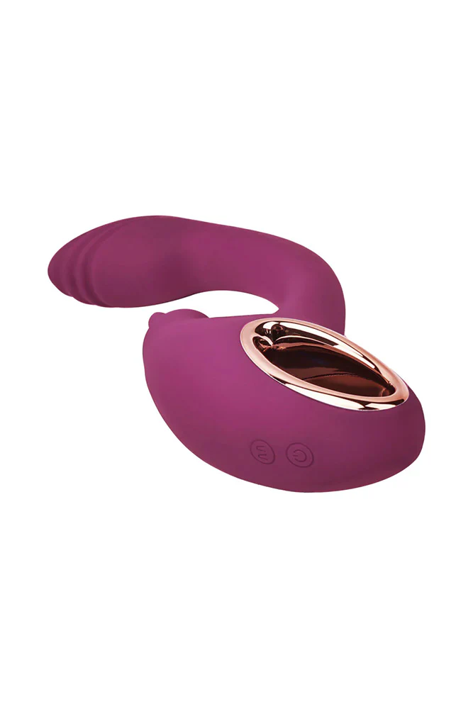 Adam & Eve - Rose Gold Clit Tickler Dual Stimulating Vibrator - Image 4
