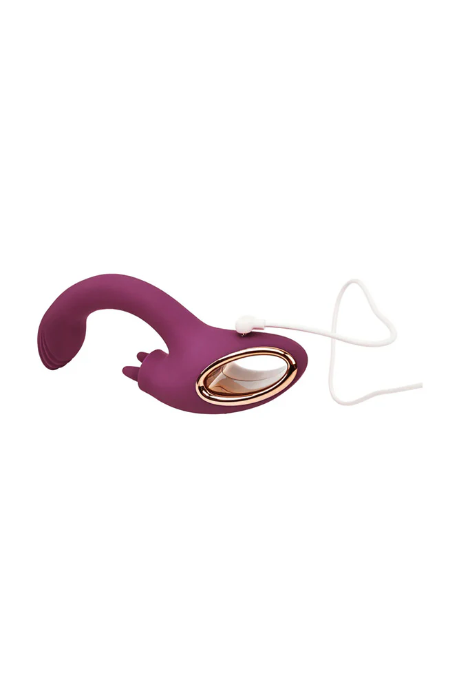Adam & Eve - Rose Gold Clit Tickler Dual Stimulating Vibrator - Image 5
