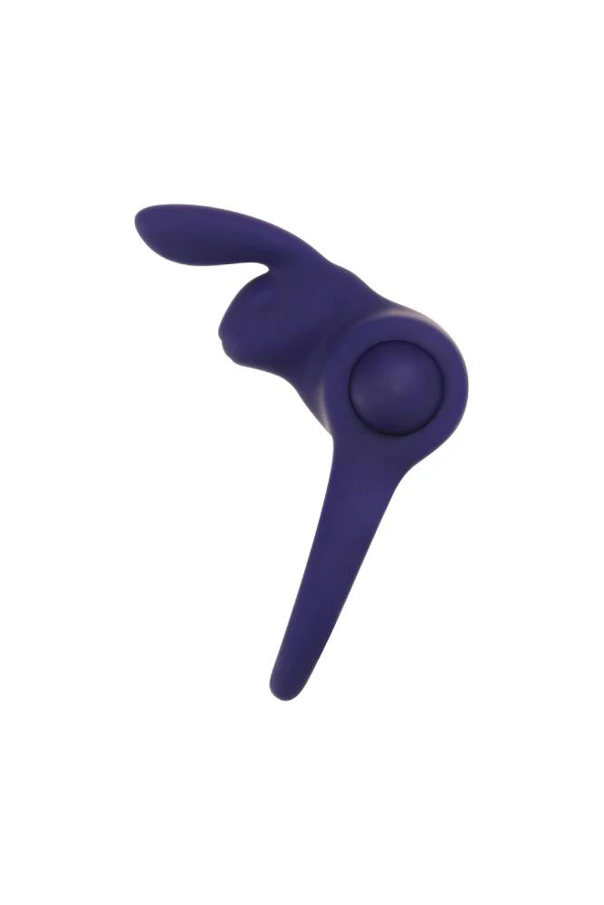 Adam & Eve - Silicone Remote Controlled Rabbit Cock Ring - Purple - Image 3