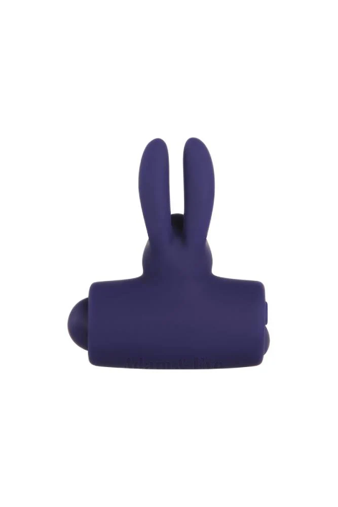 Adam & Eve - Silicone Remote Controlled Rabbit Cock Ring - Purple - Image 5