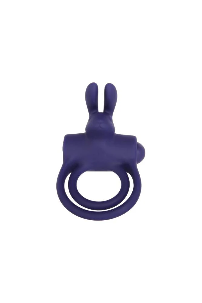 Adam & Eve - Silicone Remote Controlled Rabbit Cock Ring - Purple - Image 6