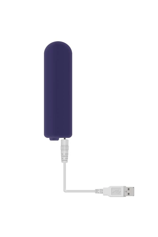 Adam & Eve - Silicone Remote Controlled Rabbit Cock Ring - Purple - Image 9