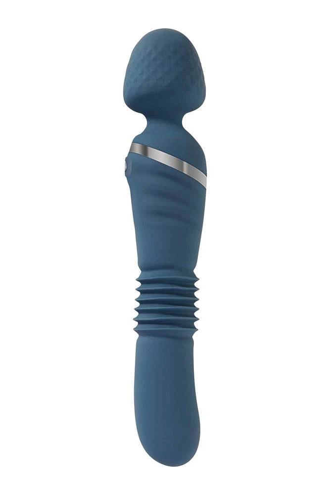Adam & Eve - The Dual-End Thrusting Wand - Blue - Image 2