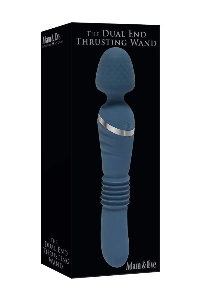 Adam & Eve - The Dual-End Thrusting Wand - Blue - Image 6