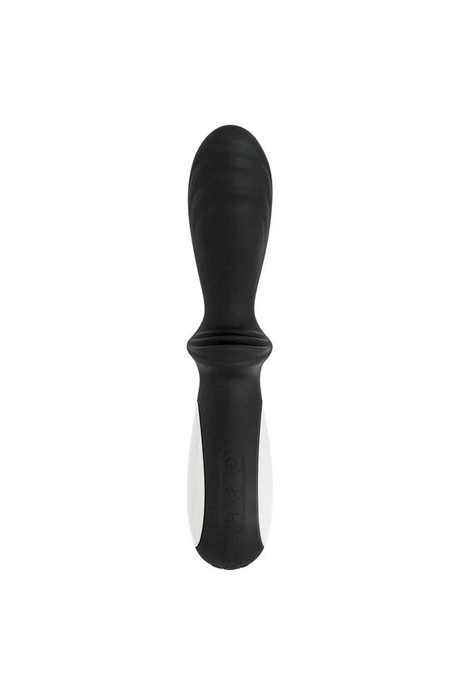 Adam & Eve - The Silicone Warming Prostate Massager - Black - Image 3