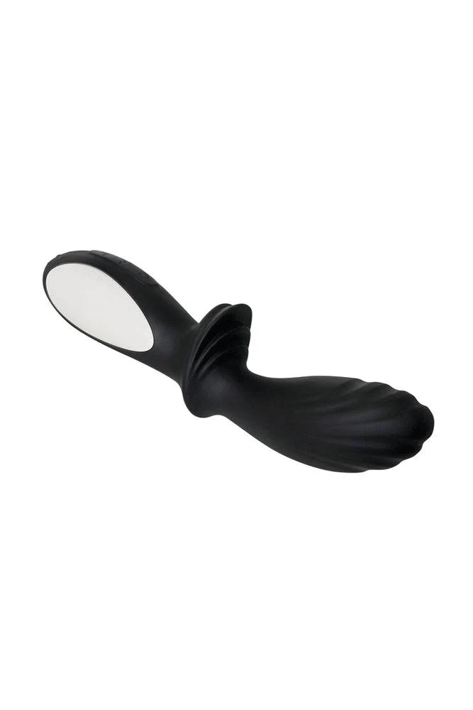 Adam & Eve - The Silicone Warming Prostate Massager - Black - Image 4