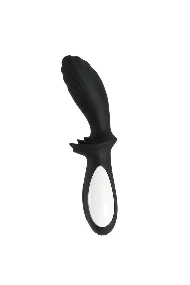 Adam & Eve - The Silicone Warming Prostate Massager - Black - Image 5