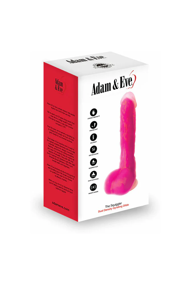 Adam & Eve - The Squiggler Remote Control Dual Density Gyrating Dildo - Image 9