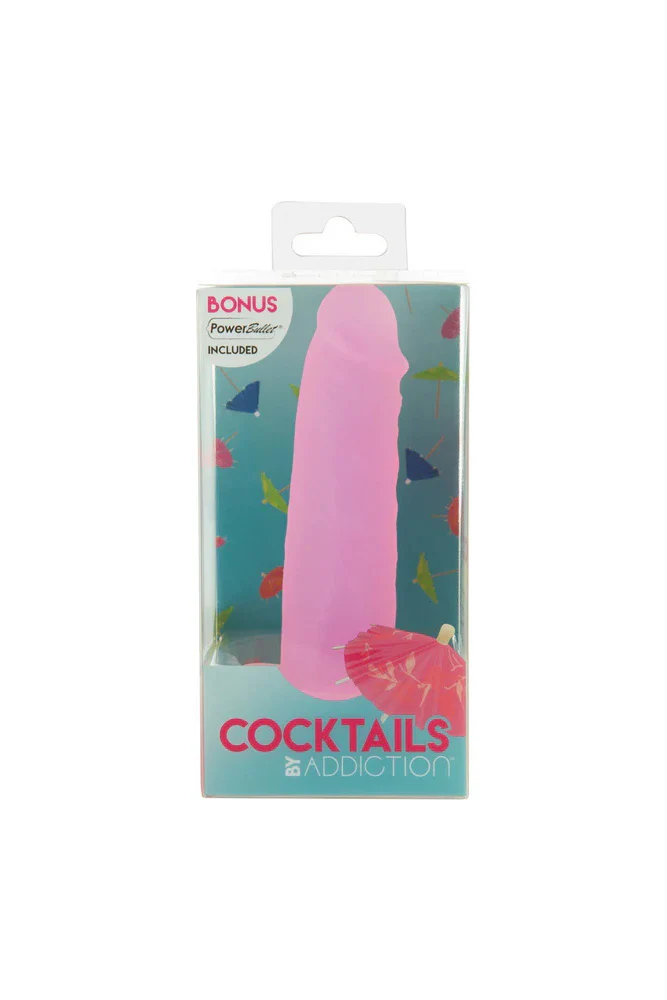 Addiction - Cocktails - 5.5" Silicone Dong - Purple Cosmo - Image 6