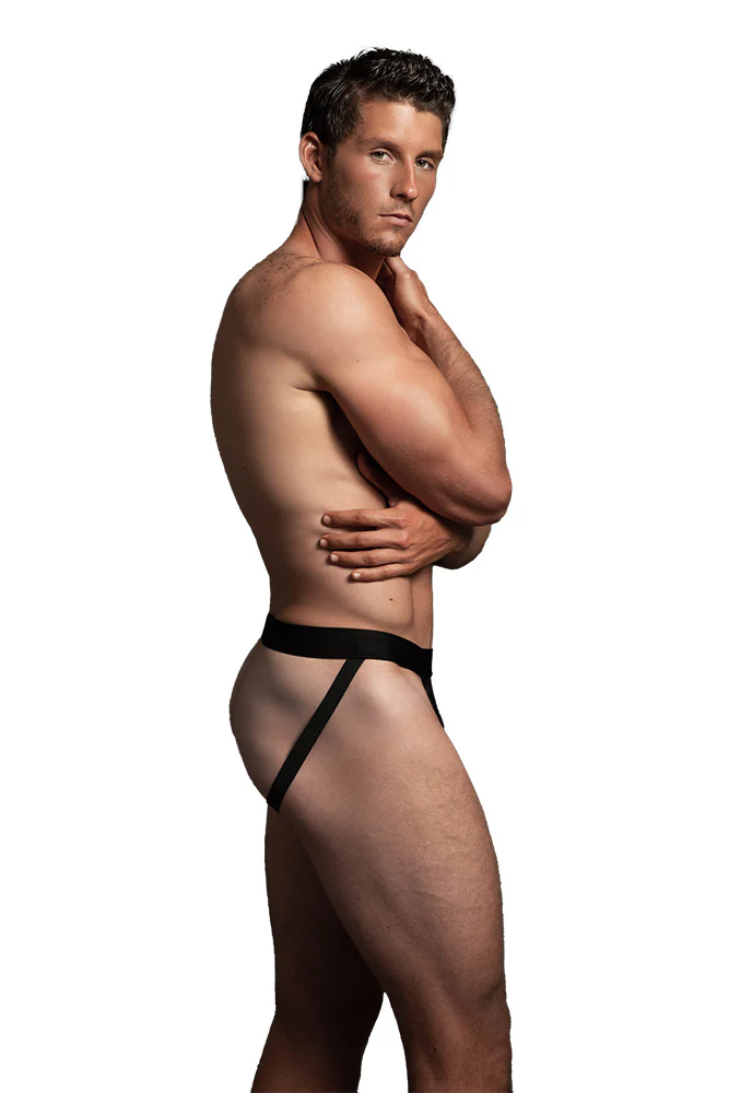 Allure Lingerie - Luca - Men's Lace Jock - Black - Various Sizes - Image 2