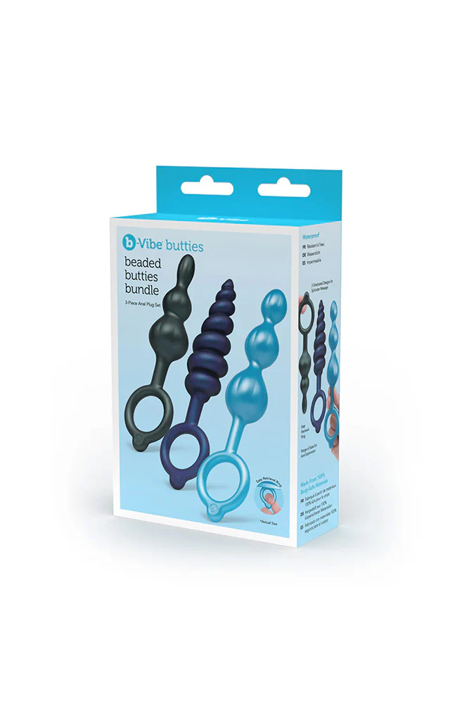 b-Vibe - Butties - Beaded Butties Bundle 3-Piece Anal Plug Set - Image 11