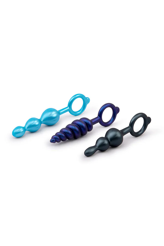 b-Vibe - Butties - Beaded Butties Bundle 3-Piece Anal Plug Set - Image 2