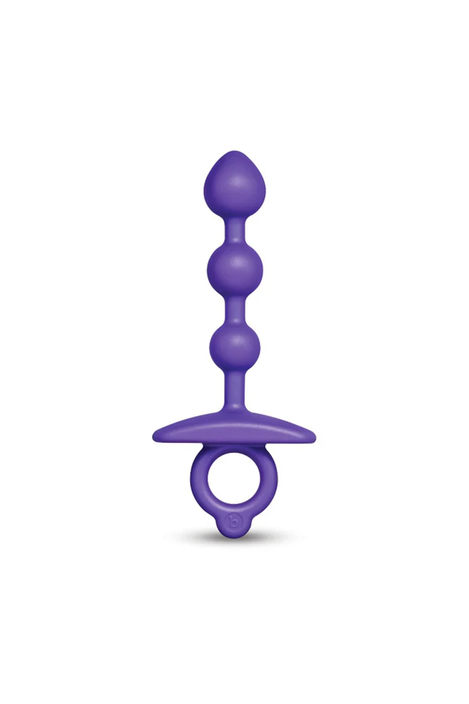 b-Vibe - Butties - Zip Beaded Silicone Anal Plug - Image 2