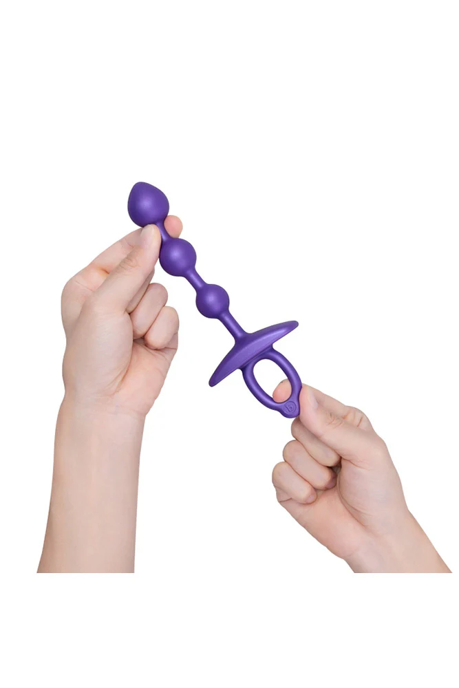 b-Vibe - Butties - Zip Beaded Silicone Anal Plug - Image 4