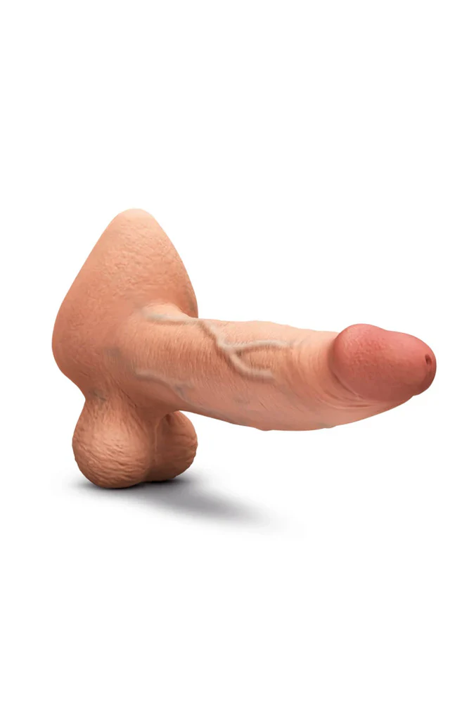 b-Vibe - Slipskin Girthy Realistic 9" Silicone Dildo - Image 2