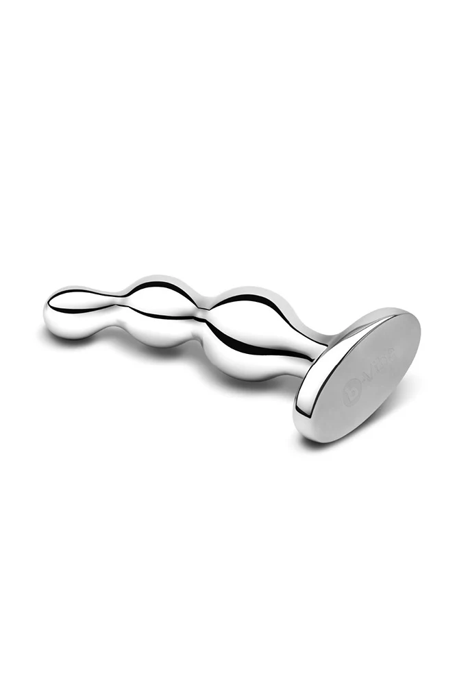 b-Vibe - Stainless Steel Anal Beads - Silver - Image 4