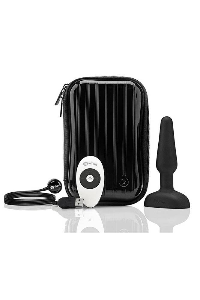 B-Vibe - Trio Vibrating Butt Plug - Black - Image 4