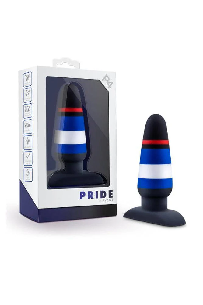 Blush Novelties - Avant - Pride P4 - Power Play - Silicone Butt Plug