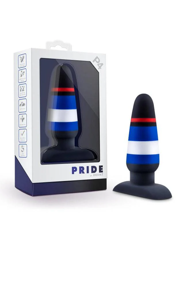 Blush Novelties - Avant - Pride P4 - Power Play - Silicone Butt Plug - Image 2