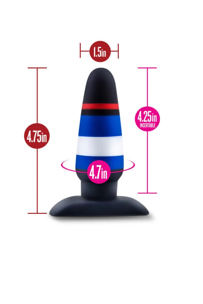 Blush Novelties - Avant - Pride P4 - Power Play - Silicone Butt Plug - Image 7