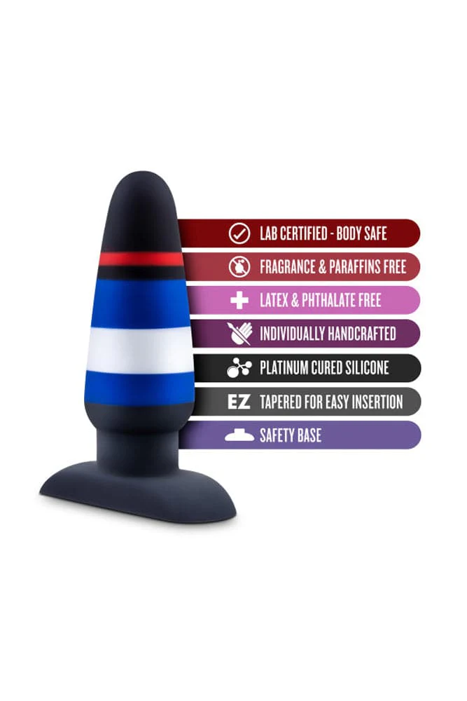 Blush Novelties - Avant - Pride P4 - Power Play - Silicone Butt Plug - Image 8