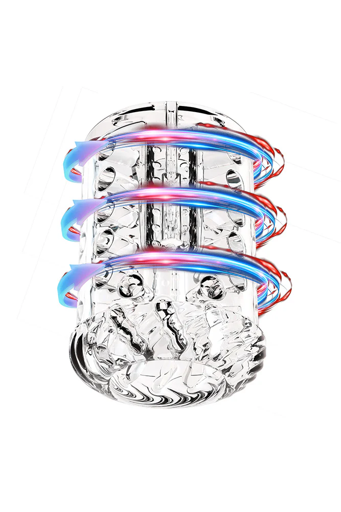 Blush Novelties - M for Men - Spin Master Pro Vibrating & Rotating Masturbator - Image 7