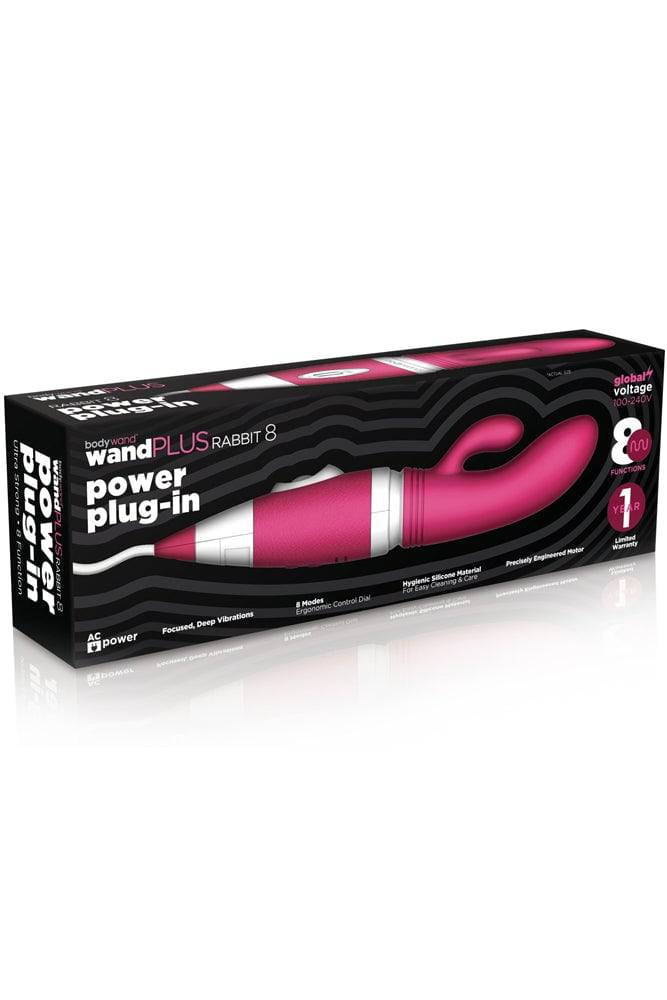 Bodywand - Plus - Rabbit 8 Power Plug In Wand - Pink - Image 2