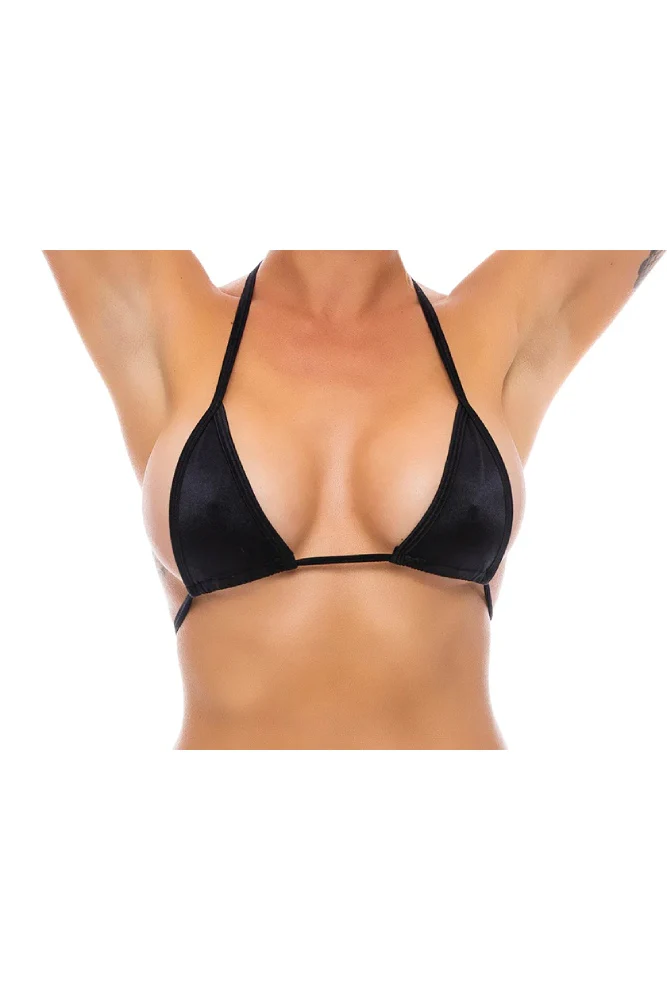 Bodyzone - Skinny Triangle Tie Up Bikini Top - 1646 - Assorted Colors - Image 3