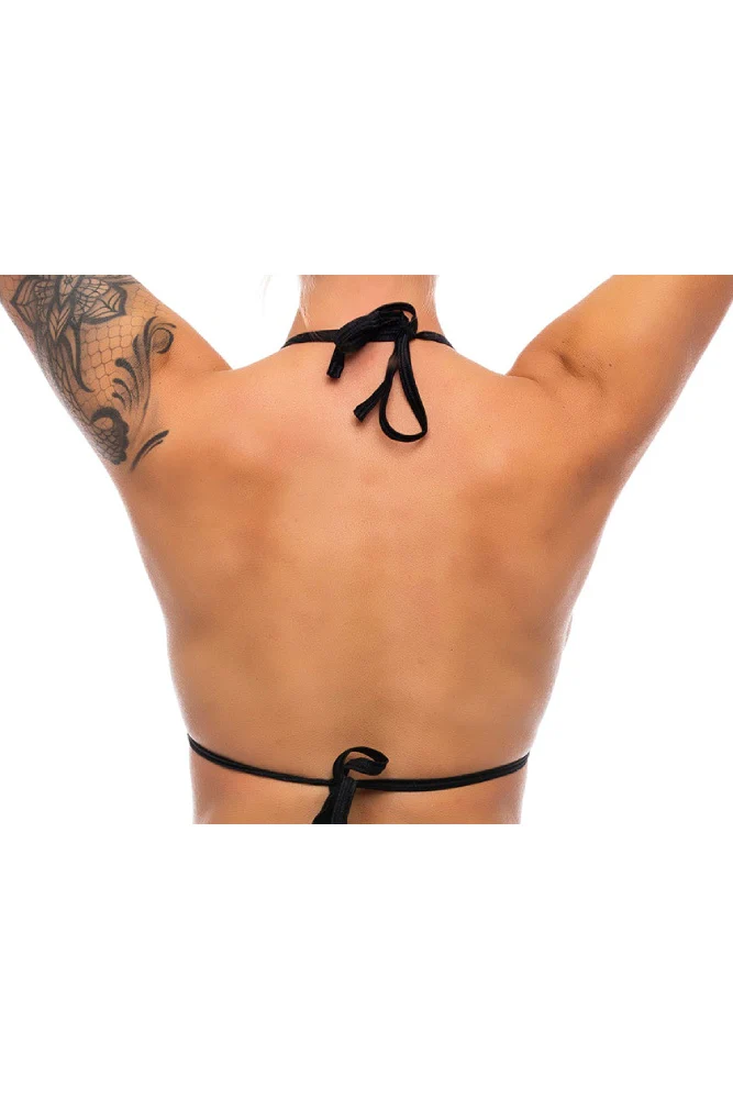 Bodyzone - Skinny Triangle Tie Up Bikini Top - 1646 - Assorted Colors - Image 4