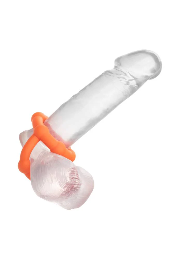 Cal Exotics - Alpha - Liquid Silicone All Star Ring - Orange