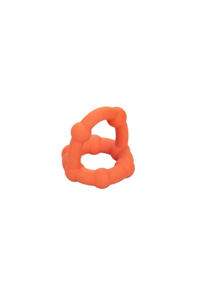 Cal Exotics - Alpha - Liquid Silicone All Star Ring - Orange - Image 3
