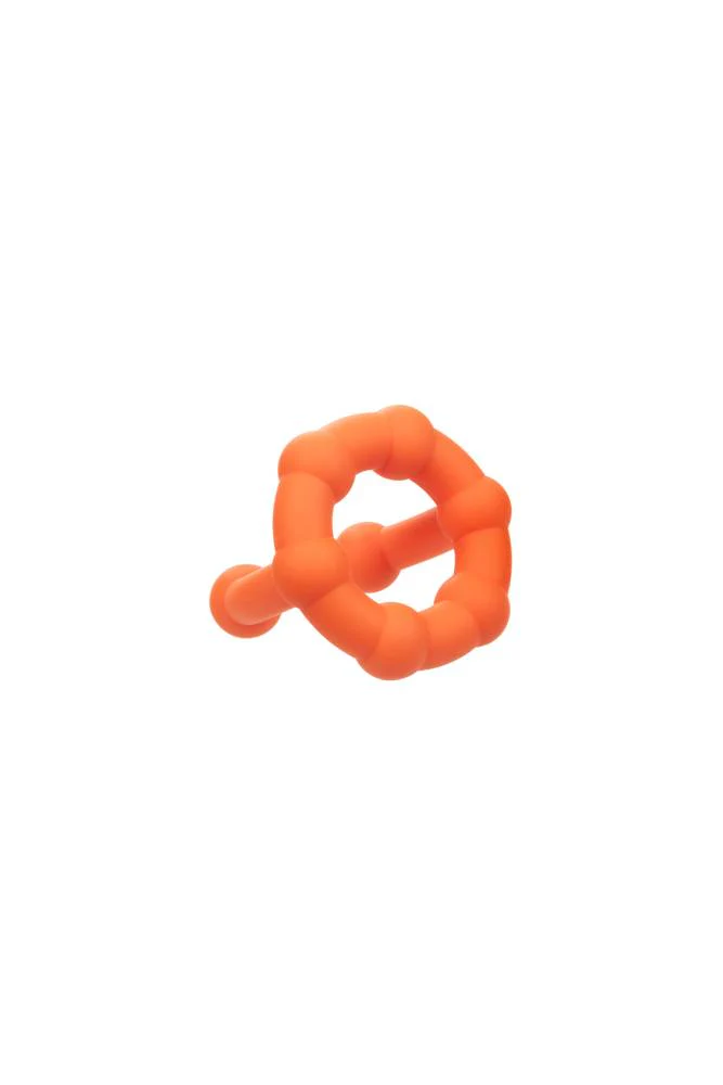 Cal Exotics - Alpha - Liquid Silicone All Star Ring - Orange - Image 5