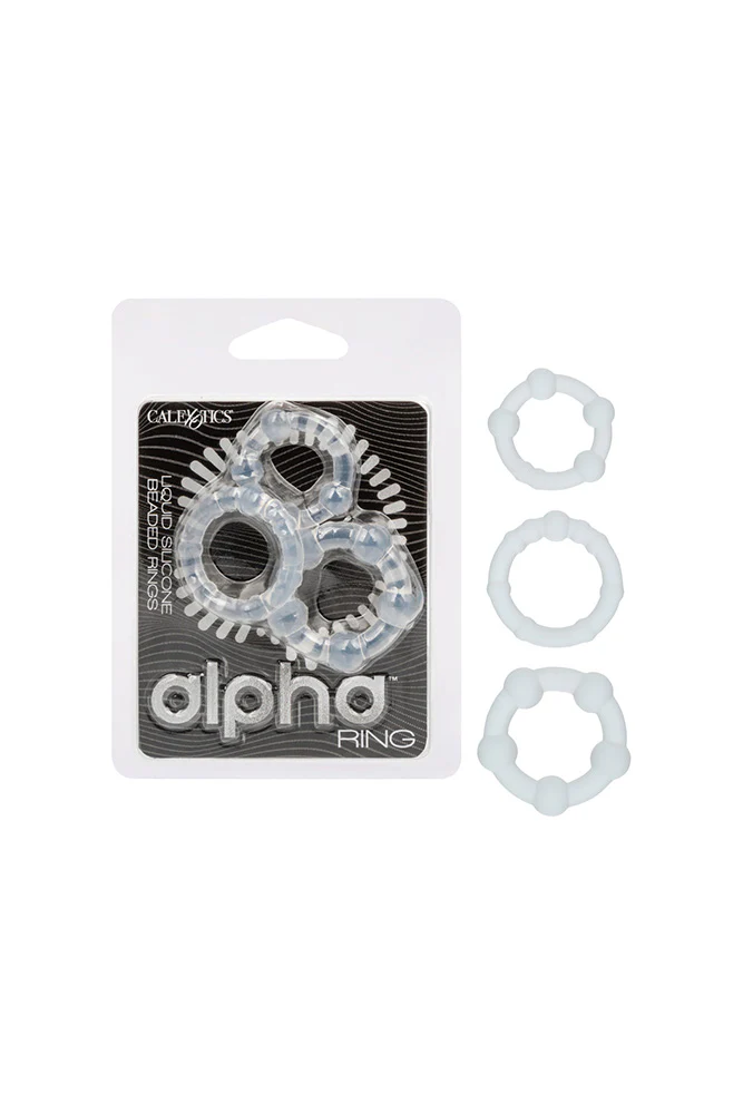 Cal Exotics - Alpha - Liquid Silicone Beaded Rings - Image 3