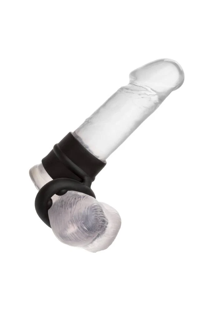 Cal Exotics - Alpha - Liquid Silicone Dual Magnum Ring - Black