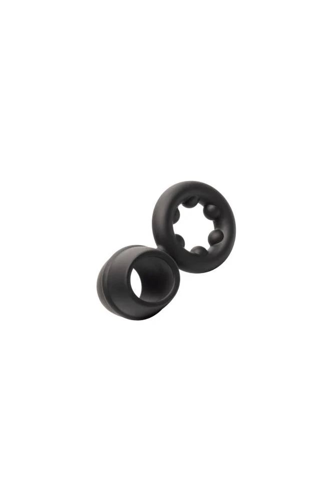 Cal Exotics - Alpha - Liquid Silicone Dual Magnum Ring - Black - Image 2