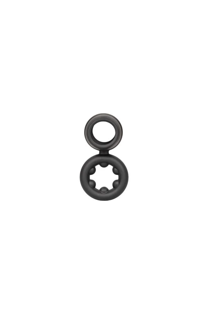 Cal Exotics - Alpha - Liquid Silicone Dual Magnum Ring - Black - Image 4
