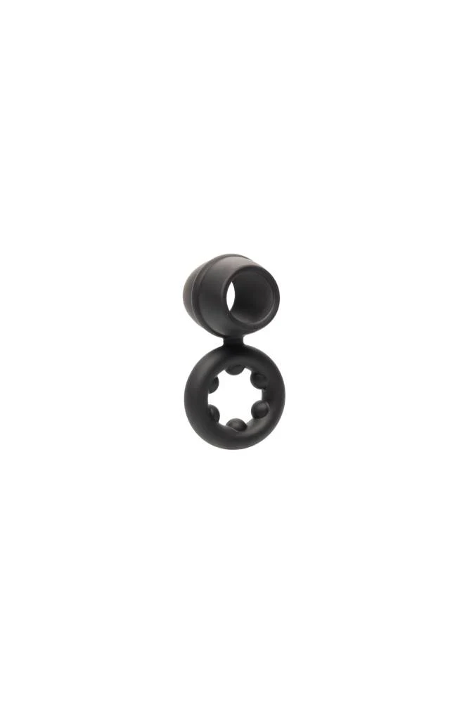 Cal Exotics - Alpha - Liquid Silicone Dual Magnum Ring - Black - Image 5