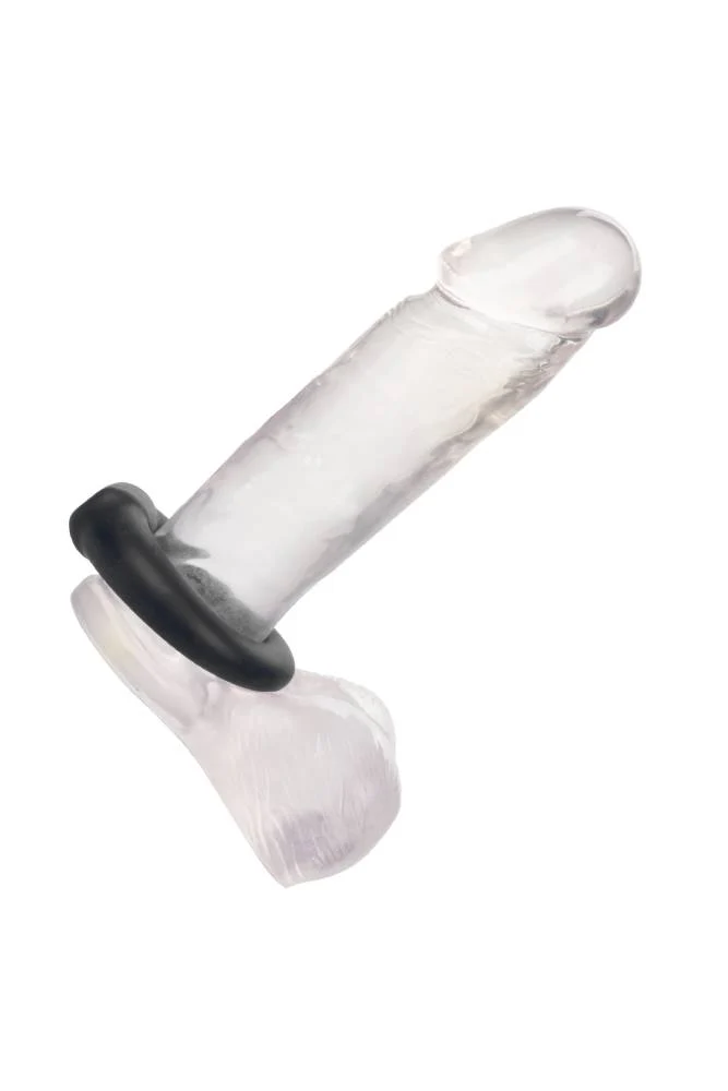 Cal Exotics - Alpha - Liquid Silicone Optimum Ring - Black - Image 3