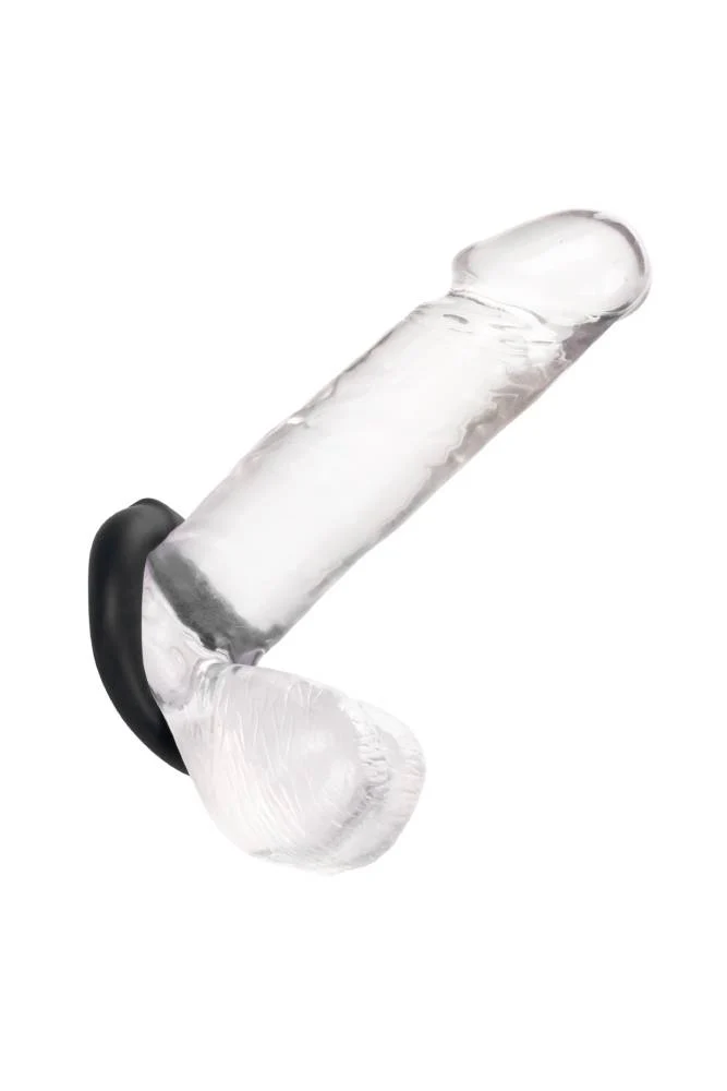 Cal Exotics - Alpha - Liquid Silicone Optimum Ring - Black - Image 4