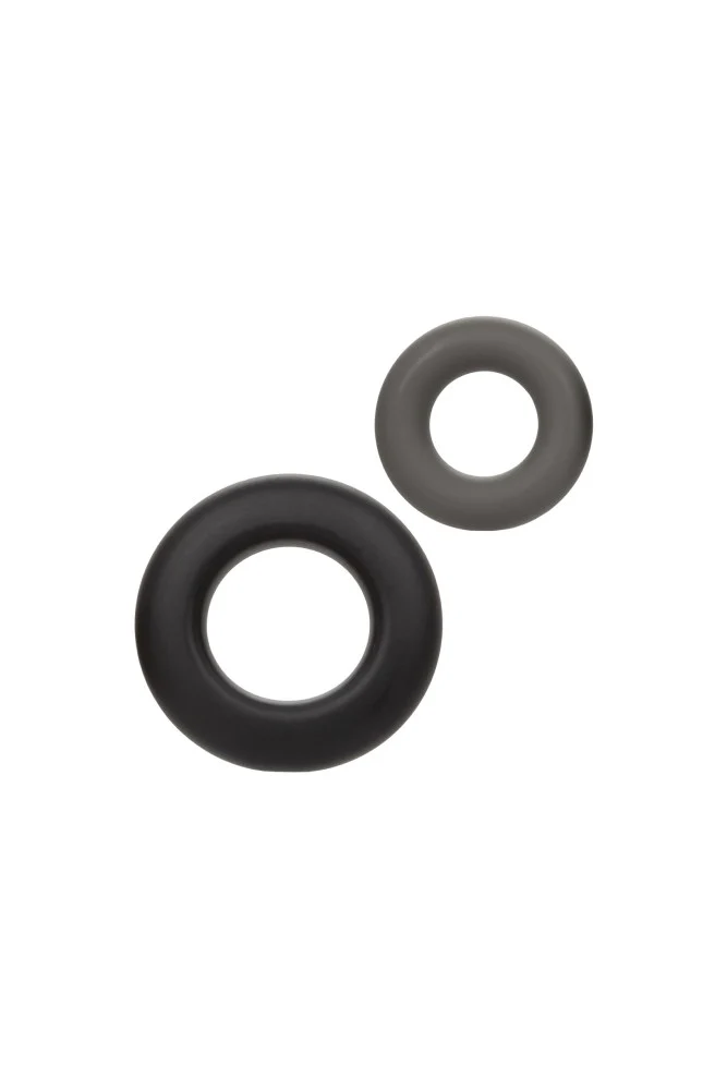 Cal Exotics - Alpha - Liquid Silicone Prolong Cock Rings 2pc Set