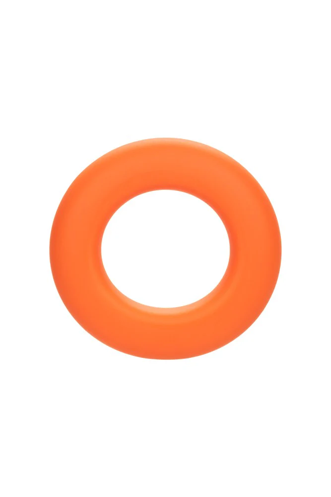 Cal Exotics - Alpha - Liquid Silicone Prolong Large Cock Ring - Orange