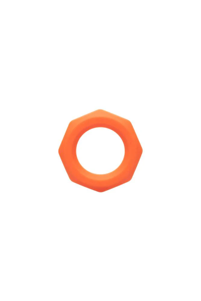 Cal Exotics - Alpha - Liquid Silicone Sexagon Ring - Orange