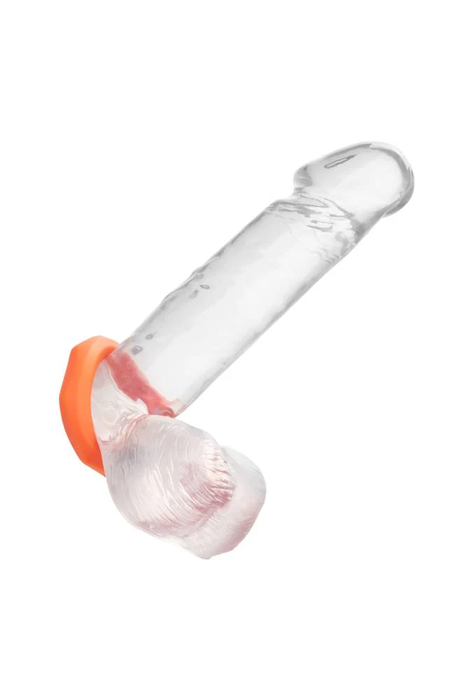 Cal Exotics - Alpha - Liquid Silicone Sexagon Ring - Orange - Image 4