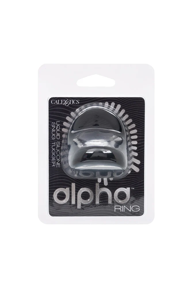 Cal Exotics - Alpha - Silicone Snug Tugger Cock Ring - Image 2