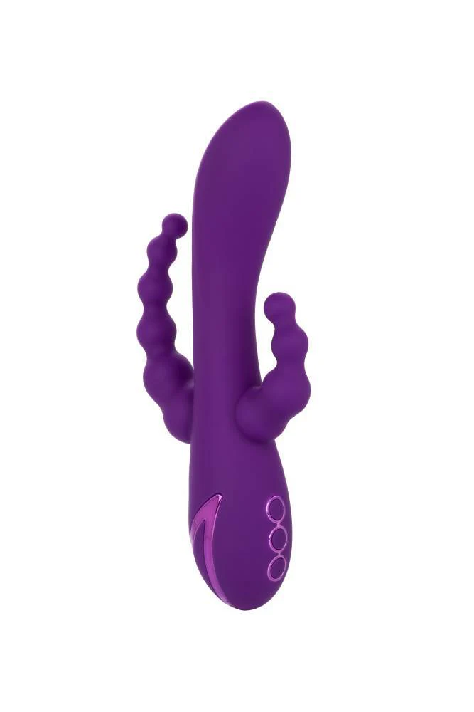 Cal Exotics - California Dreaming - Long Beach Bootylicious Triple Vibrator - Purple - Image 6