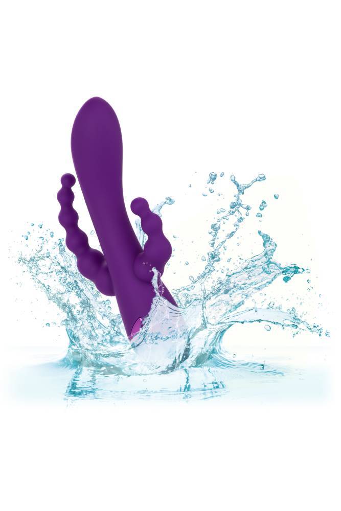 Cal Exotics - California Dreaming - Long Beach Bootylicious Triple Vibrator - Purple - Image 7