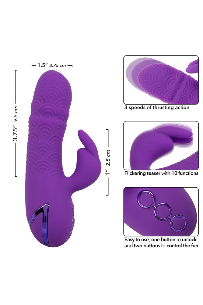 Cal Exotics - California Dreaming - Manhattan Beach Marvel Thrusting Rabbit Vibrator - Image 3