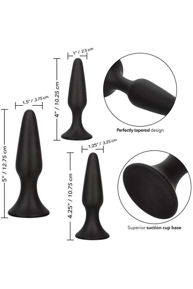 Cal Exotics - Colt - Silicone Anal Trainer Kit - Black - Image 3